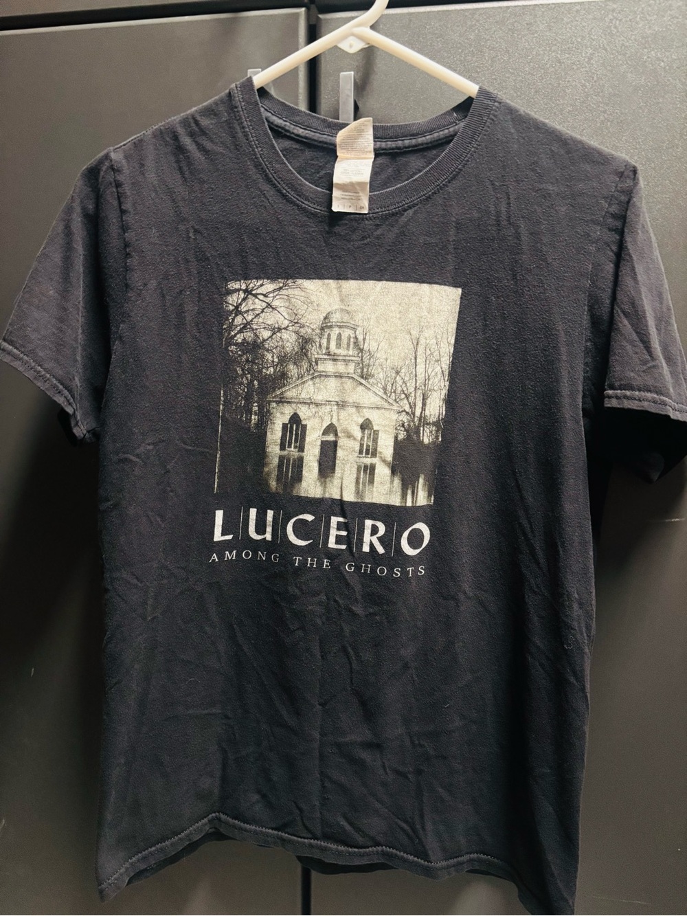 Gildan Black Lucero 'Among the Ghosts' Graphic Tee - Men